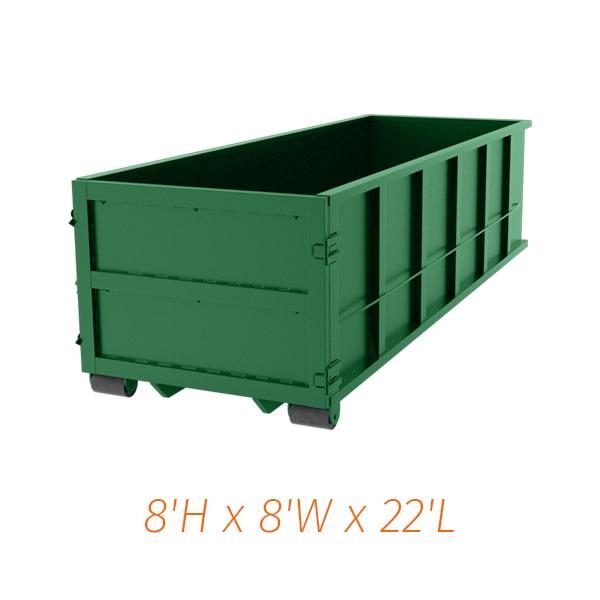 the maximum weight limit for a 40-yard dumpster is generally around 8 tons or 16,000 pounds